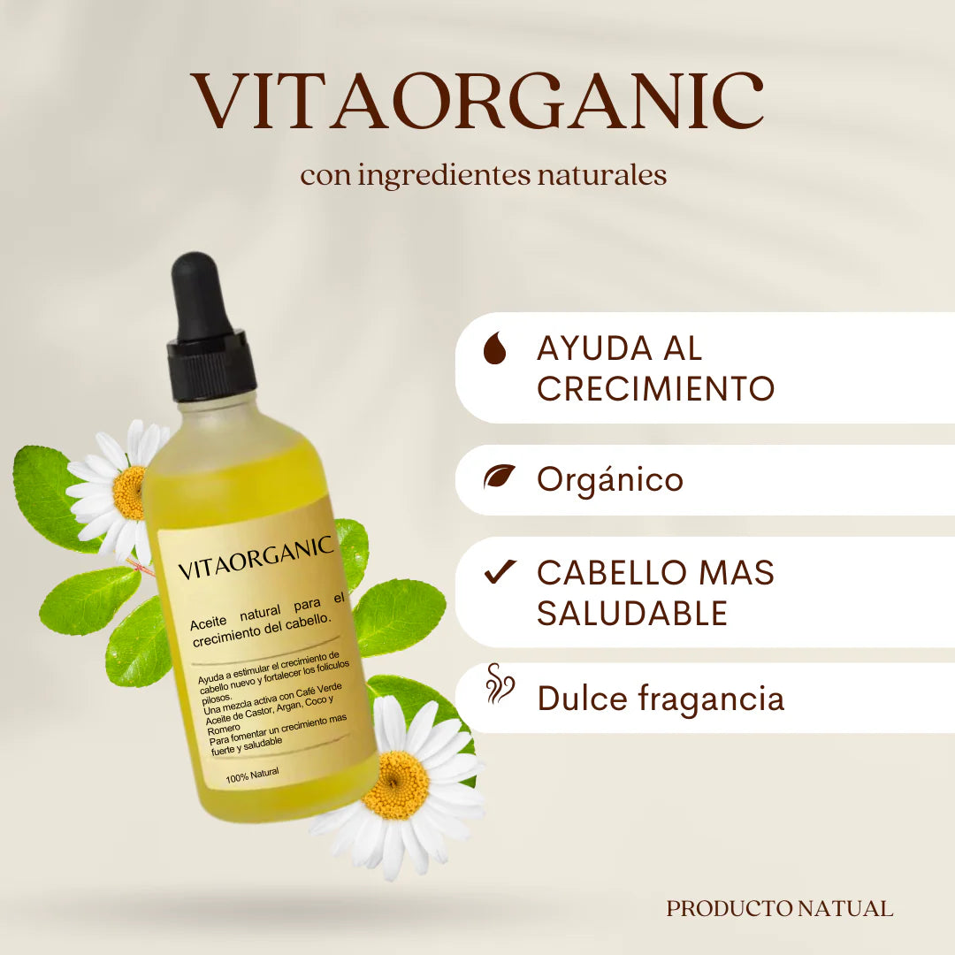 SERUM CAPILAR VITAORGANIC 100% NATURAL