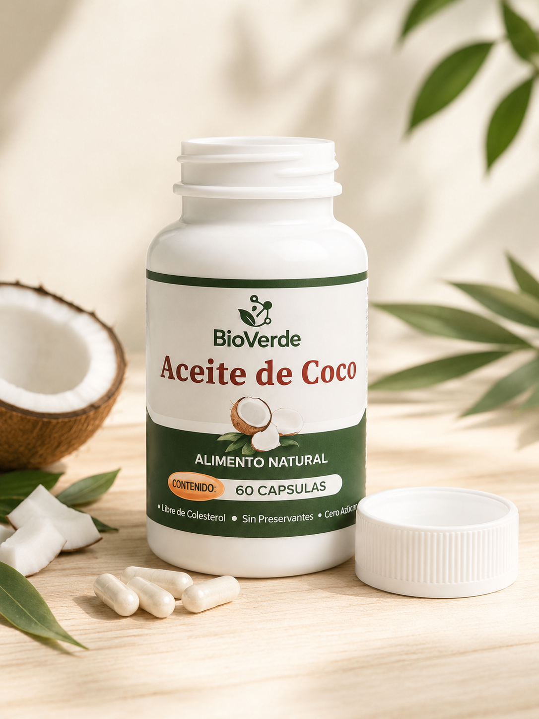 Aceite de Coco polvo Microencapsulado 60