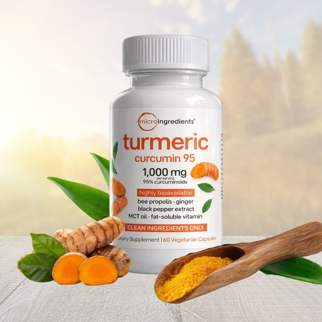 CURCUMINA 1000mg 95% 60 Cápsulas Antiinflamatorio
